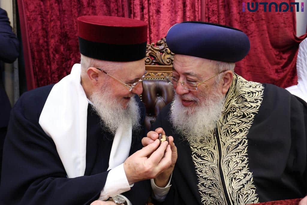  הגרש"מ עמאר במימונה: "גם כשיש חילוקי דעות, צריכים להיות באחדות"