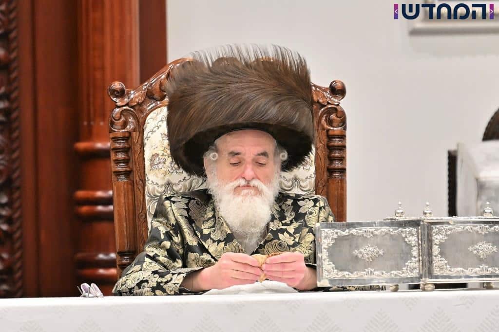 משאיבת מים עד נעילת החג: תיעוד ענק מחצר הקודש ויז'ניץ מרכז