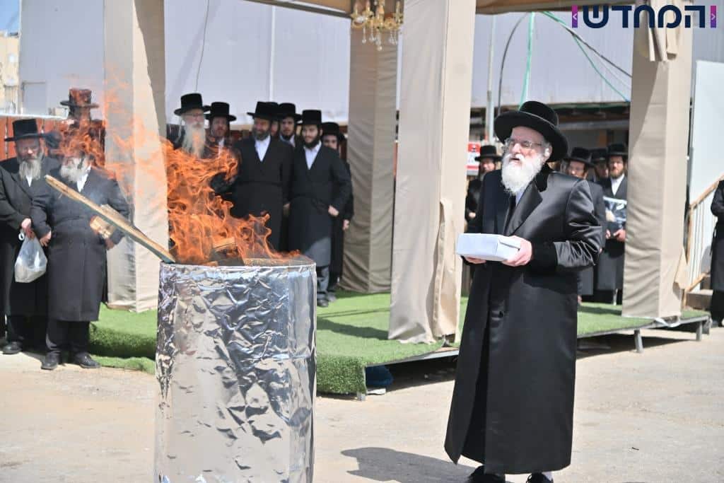 משאיבת מים עד נעילת החג: תיעוד ענק מחצר הקודש ויז'ניץ מרכז