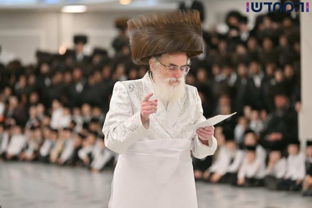 משאיבת מים עד נעילת החג: תיעוד ענק מחצר הקודש ויז'ניץ מרכז