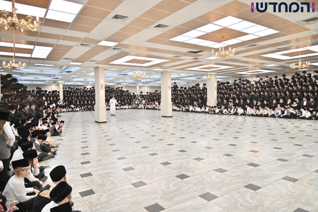 משאיבת מים עד נעילת החג: תיעוד ענק מחצר הקודש ויז'ניץ מרכז