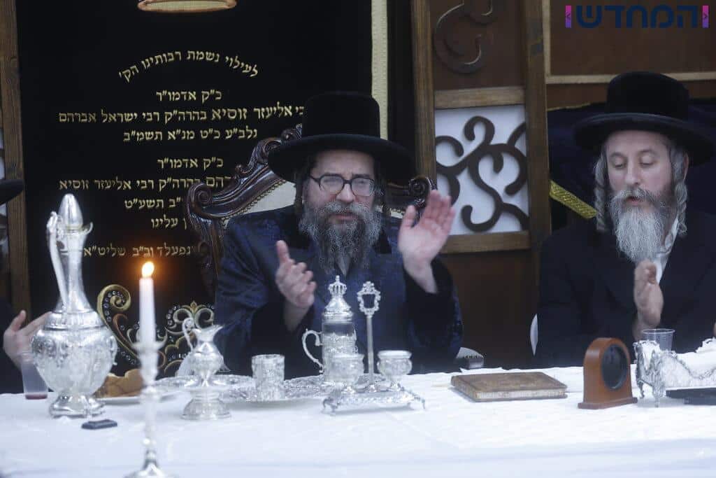 סעודת ראש חודש אצל האדמו"ר מסקולען