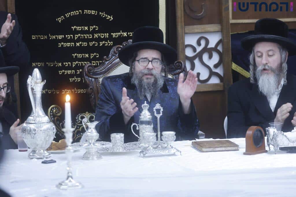 סעודת ראש חודש אצל האדמו"ר מסקולען