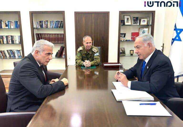 נתניהו תידרך את לפיד שיתן הצהרה