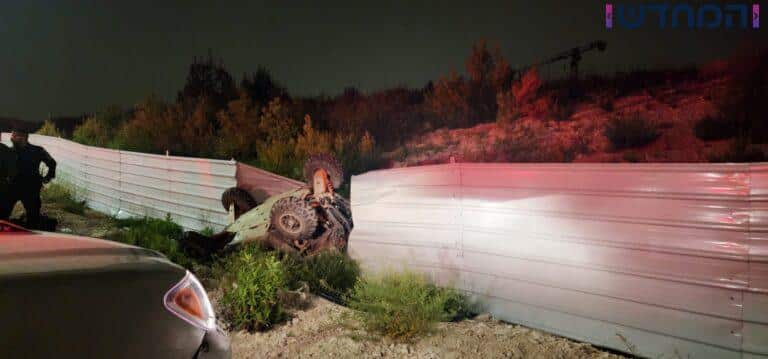 הטרגדיה של בין הזמנים: אח ואחות נפצעו קשה בהתהפכות טרקטורון