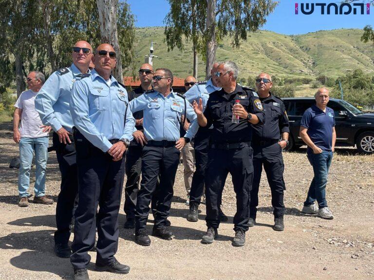 מפכ"ל המשטרה הגיע לעקוב מקרוב אחרי החיפושים בכנרת