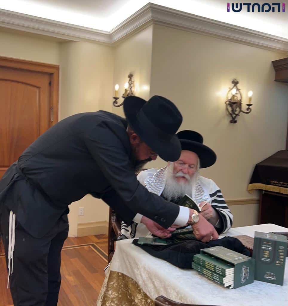 הנגיד הבני הברקי ביקר בבתי רבנים ואדמו"רים בארה"ב