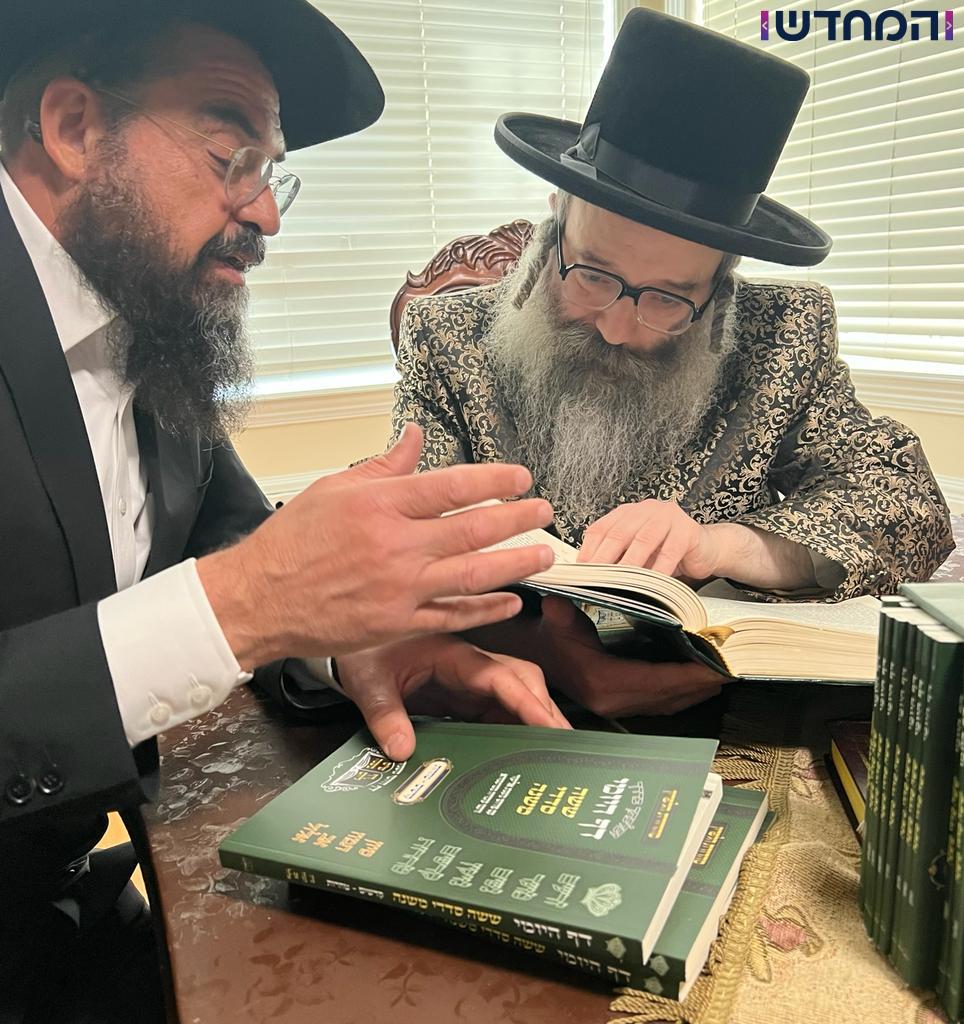 הנגיד הבני הברקי ביקר בבתי רבנים ואדמו"רים בארה"ב