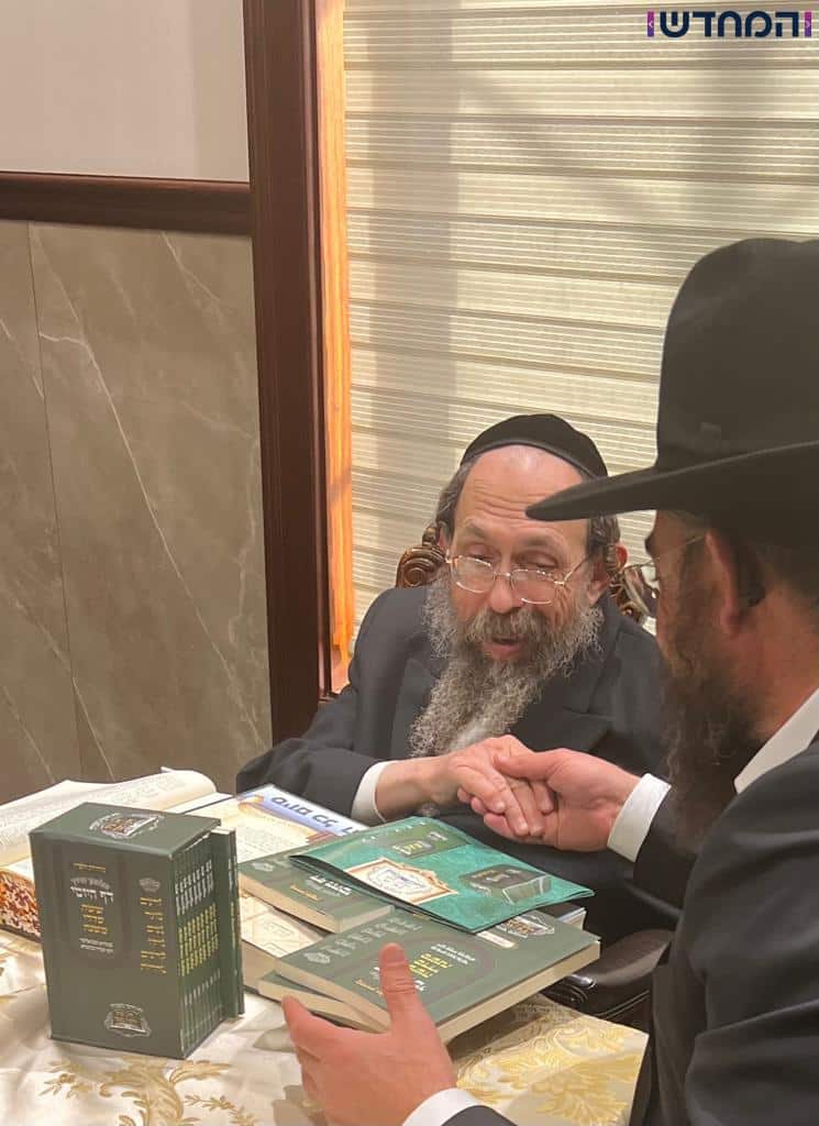 הנגיד הבני הברקי ביקר בבתי רבנים ואדמו"רים בארה"ב