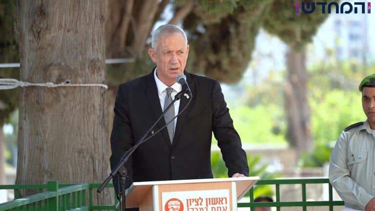 גנץ מנסה לשדר כאוס: זה יום הזיכרון הכי עצוב שלי