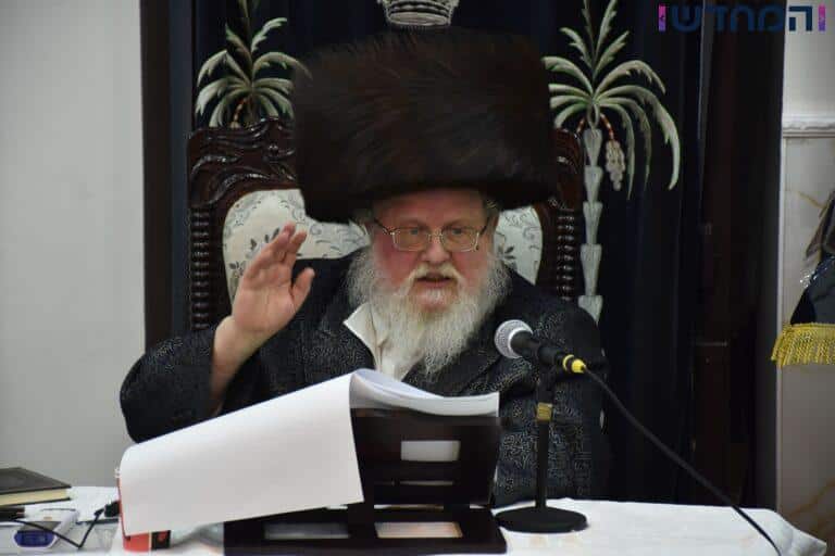 שיחת החג של האדמו"ר מסאסוב