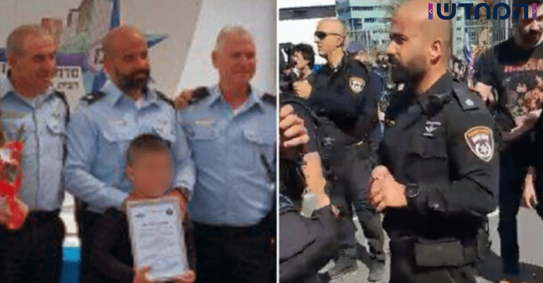 בשמאל מתפוצצים: רפ"ק סויסה שזרק רימונים על המפגינים – נבחר למצטיין התחנה