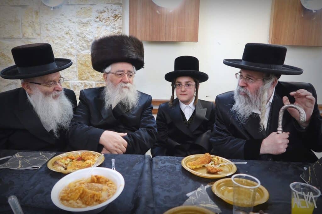 שמחת בר המצווה לנכד הרבי