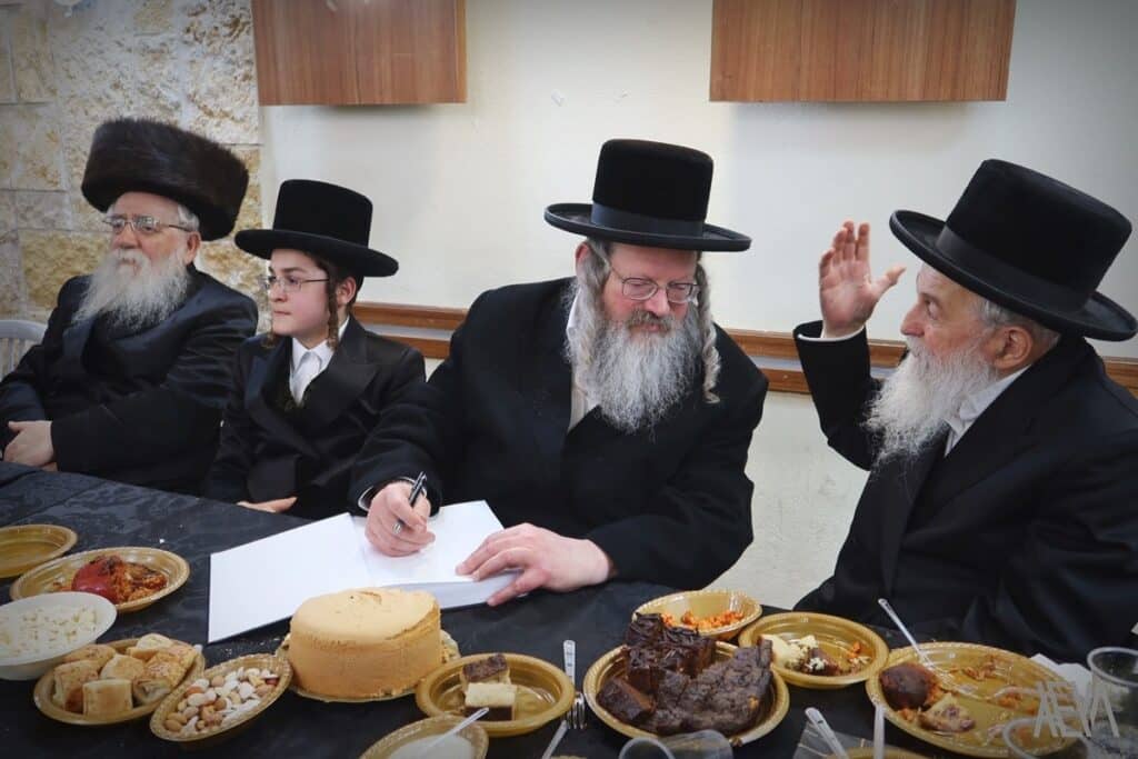 שמחת בר המצווה לנכד הרבי