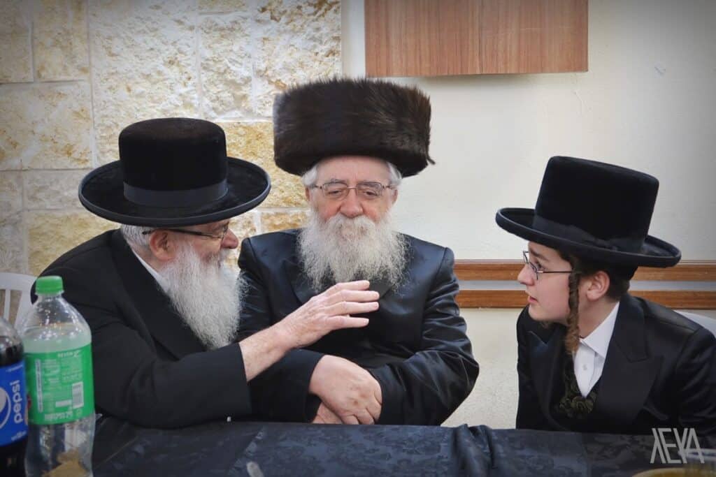 שמחת בר המצווה לנכד הרבי