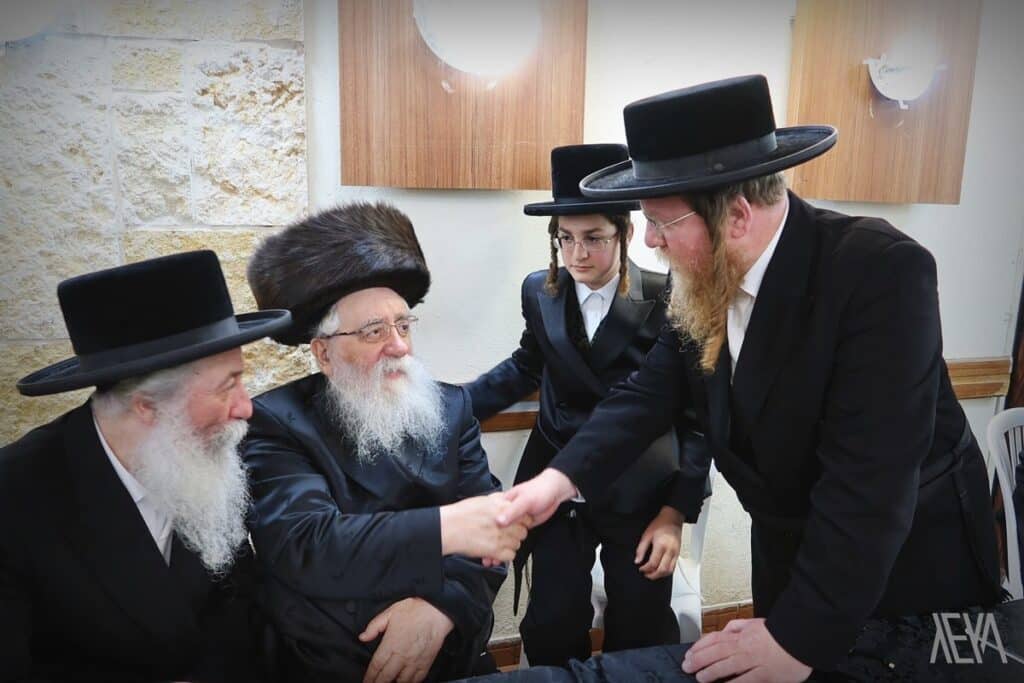 שמחת בר המצווה לנכד הרבי