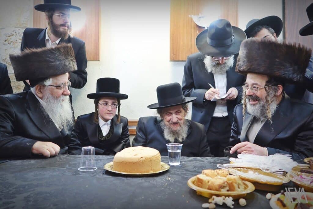 שמחת בר המצווה לנכד הרבי