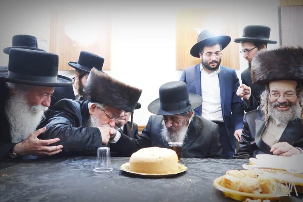 שמחת בר המצווה לנכד הרבי