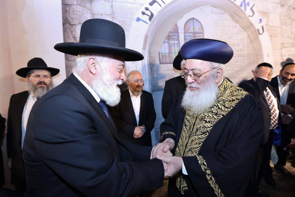 אור מופלא רום מעלה: הראשל"צ חנך את מתחם ההילולא