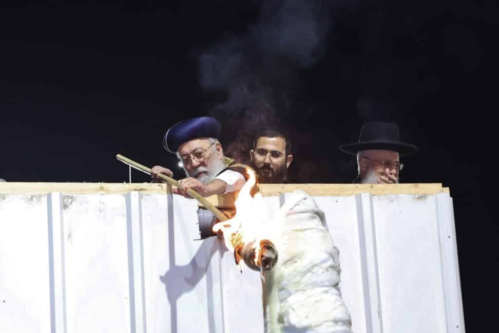 אור מופלא רום מעלה: הראשל"צ חנך את מתחם ההילולא