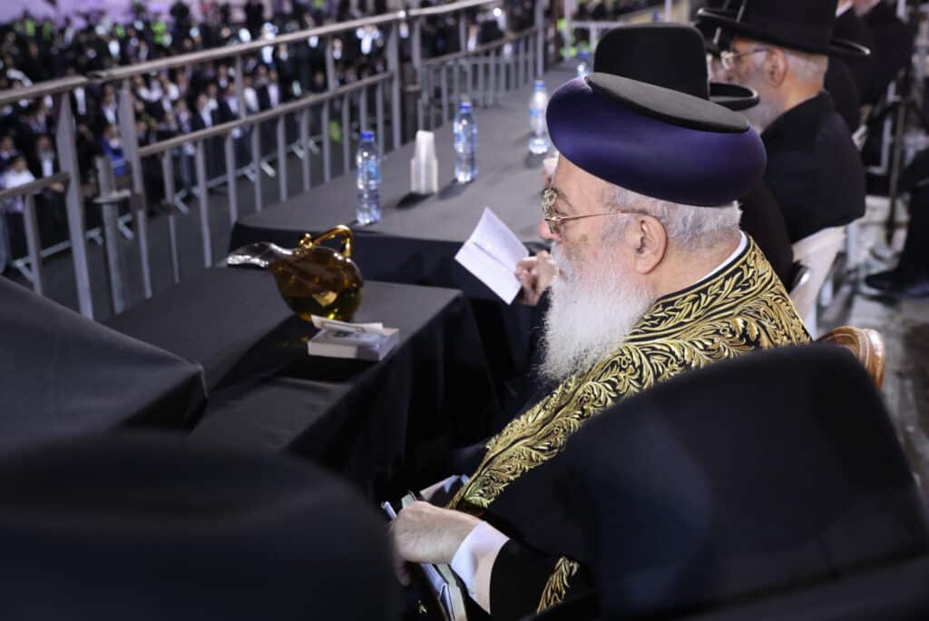 אור מופלא רום מעלה: הראשל"צ חנך את מתחם ההילולא