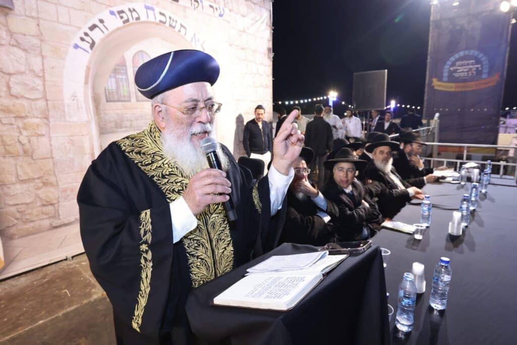 אור מופלא רום מעלה: הראשל"צ חנך את מתחם ההילולא