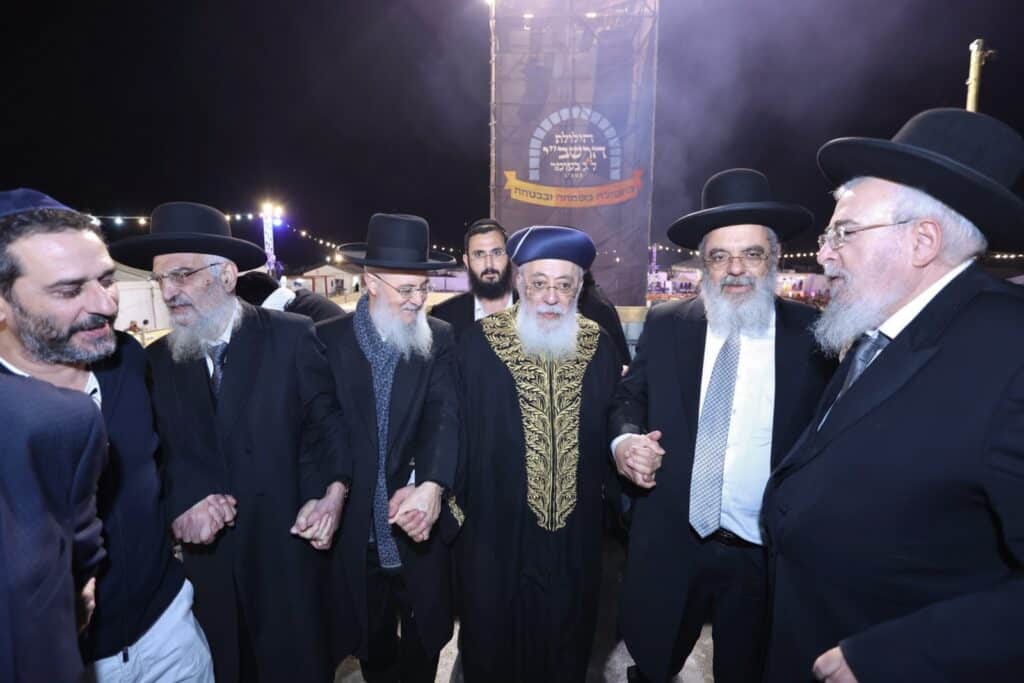 אור מופלא רום מעלה: הראשל"צ חנך את מתחם ההילולא