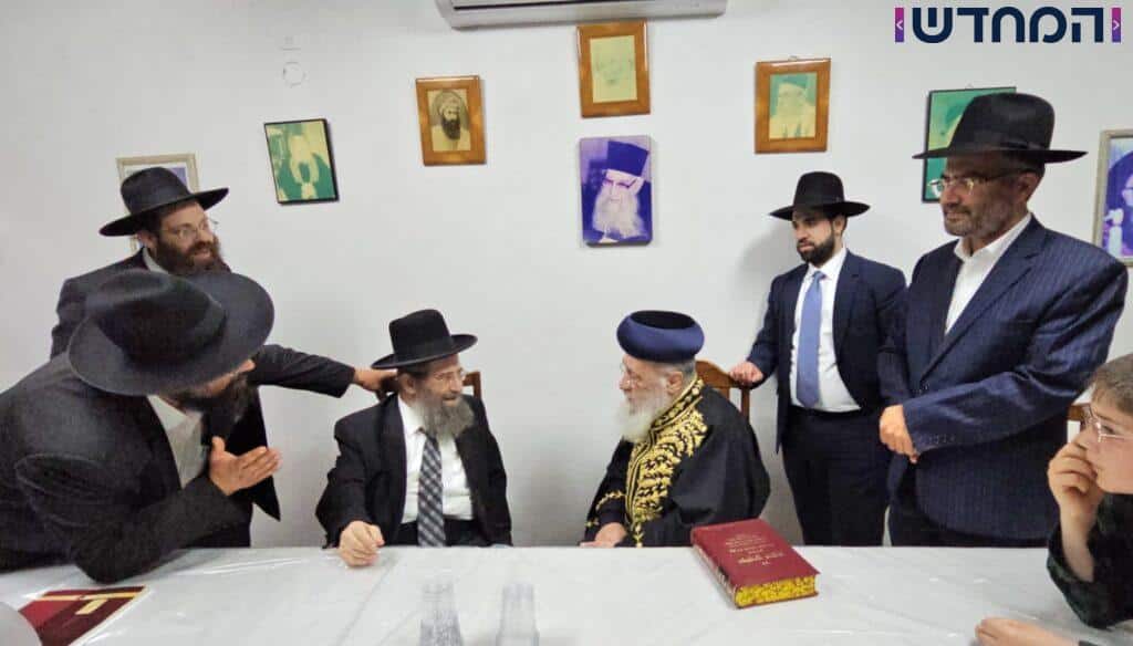 תיעוד: הראשון לציון ביקר את הרב הראשי תיעוד: הראשון לציון ביקר את הרב הראשי