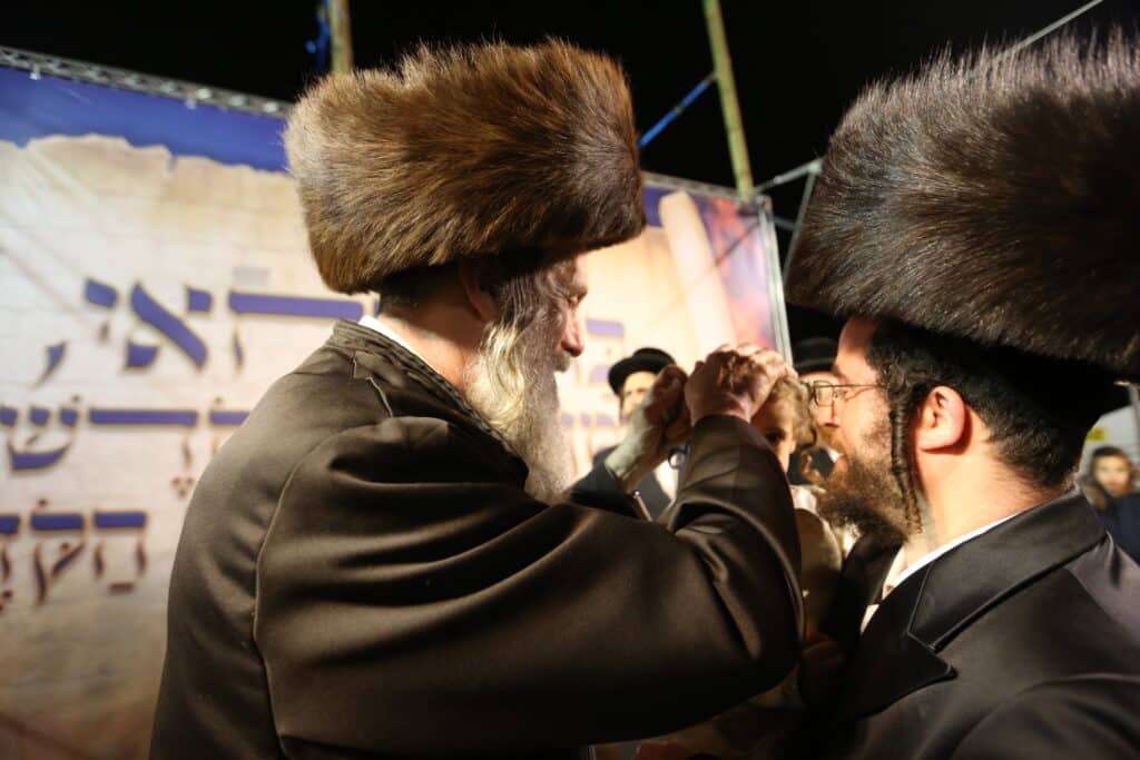 גלריה: ההדלקה המרכזית שע"י קהילת ברסלב "נחלי נצח"