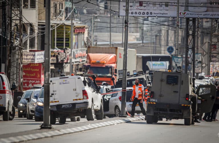 זירת הפיגוע בו נהרגו האחים הלל ויגל יניב הי"ד