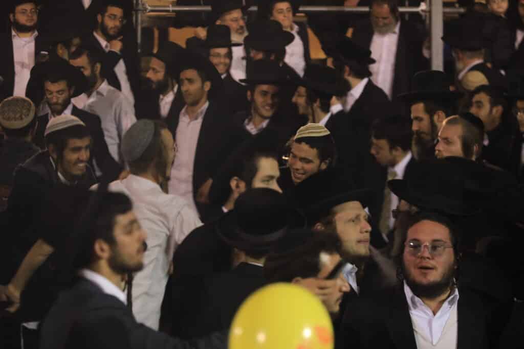 גלריה: ההדלקה המרכזית שע"י קהילת ברסלב "נחלי נצח"