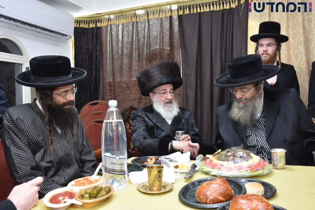 הרבי חגג עם הנכד: בר מצווה בחצרות טריסק - הארנאסטייפאל