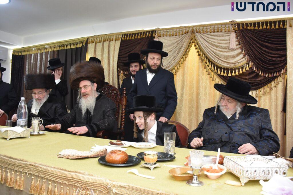 הרבי חגג עם הנכד: בר מצווה בחצרות טריסק - הארנאסטייפאל