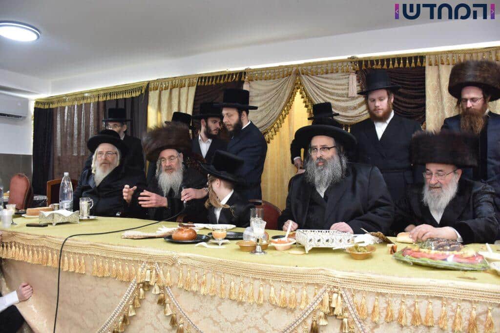 הרבי חגג עם הנכד: בר מצווה בחצרות טריסק - הארנאסטייפאל