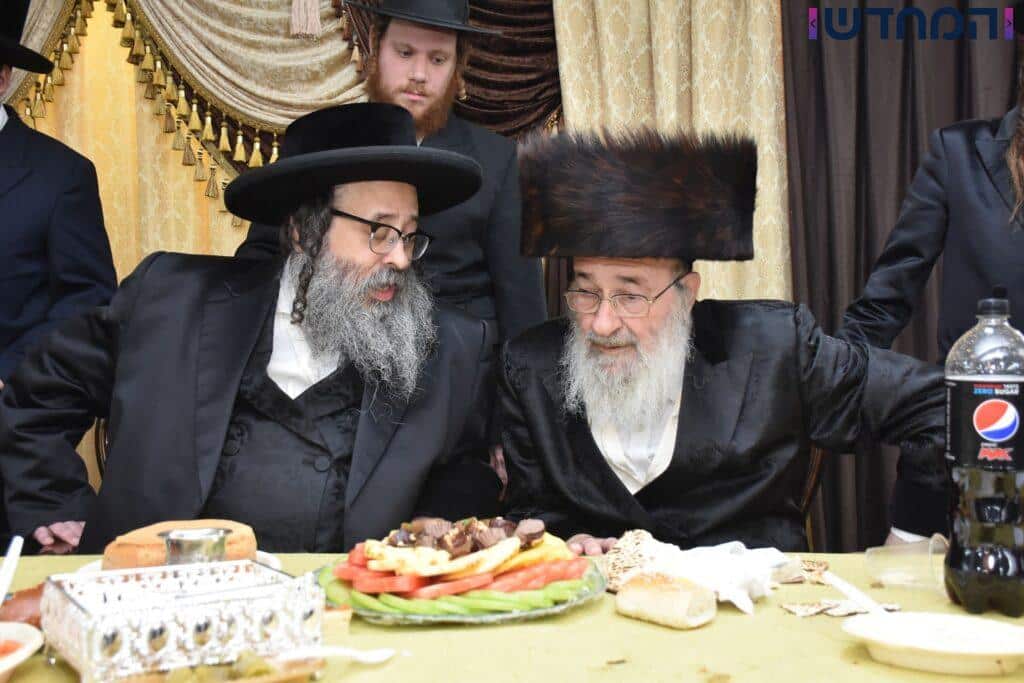 הרבי חגג עם הנכד: בר מצווה בחצרות טריסק - הארנאסטייפאל