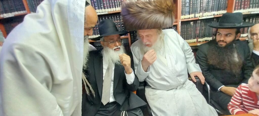 האדמו"ר ממבקשי אמונה שבת בנס ציונה