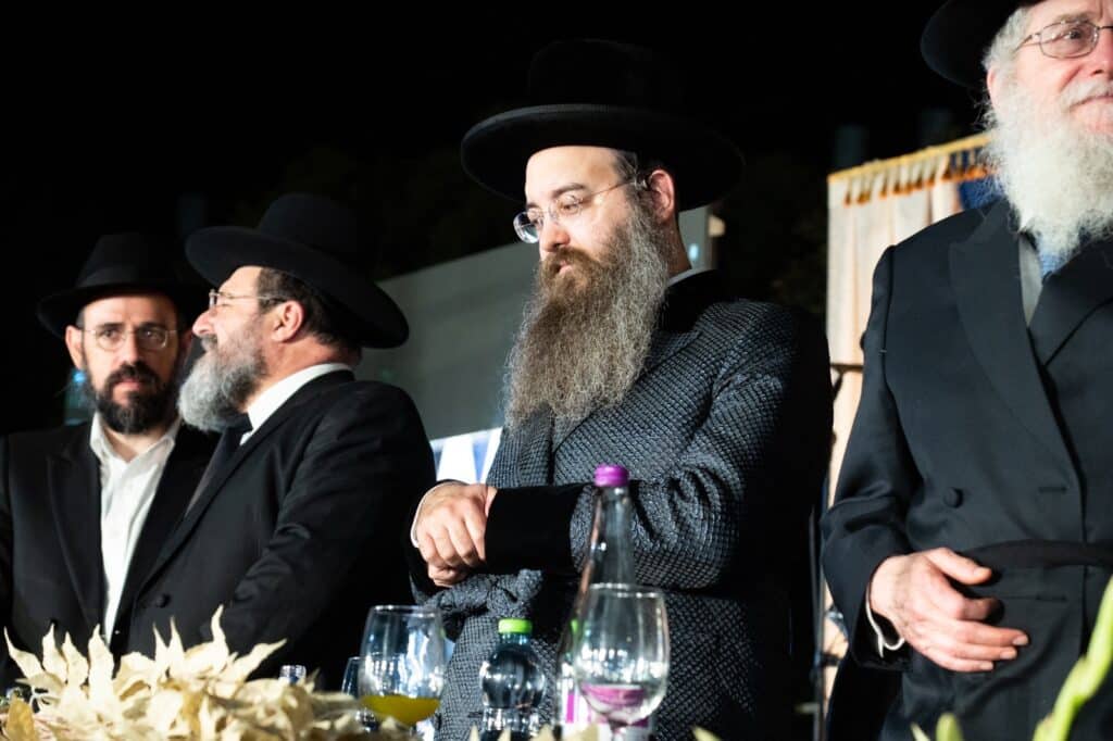 בחב"ד חגגו סיום הרמב"ם במעמד האדמו"ר מסדיגורא