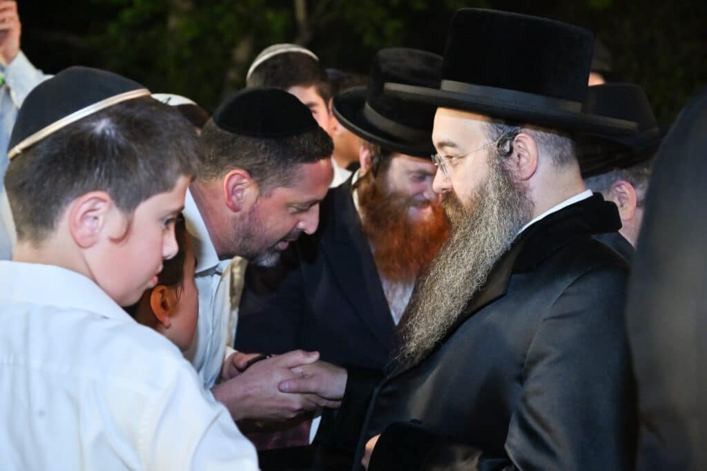 בחב"ד חגגו סיום הרמב"ם במעמד האדמו"ר מסדיגורא