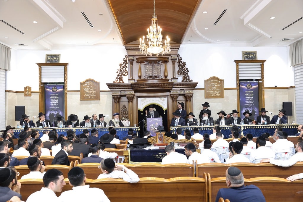 עצרת זיכרון: גדולי ישראל התכנסו בישיבת 'לב אליהו'