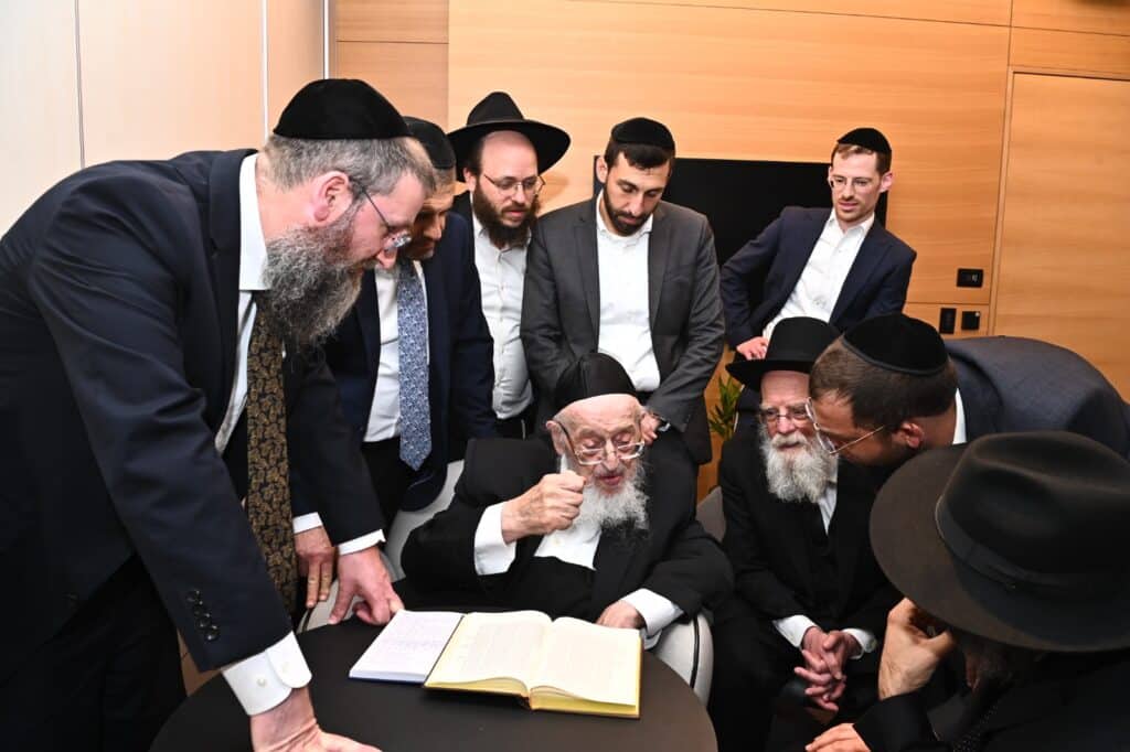 תיעוד ענק ממסע החיזוק של מרן הגרמ"צ ברגמן