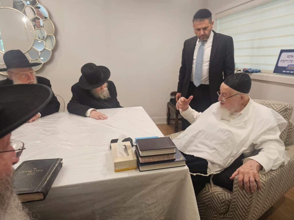 תיעוד ענק ממסע החיזוק של מרן הגרמ"צ ברגמן