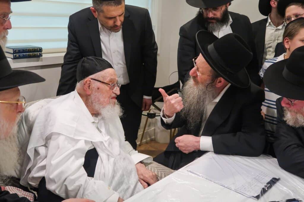 תיעוד ענק ממסע החיזוק של מרן הגרמ"צ ברגמן