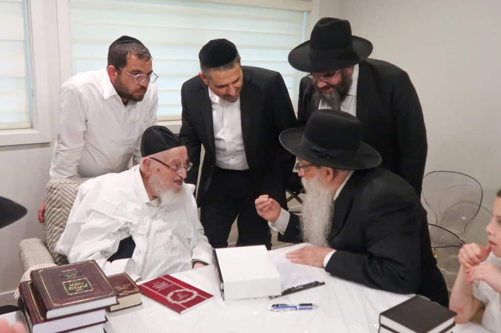 תיעוד ענק ממסע החיזוק של מרן הגרמ"צ ברגמן