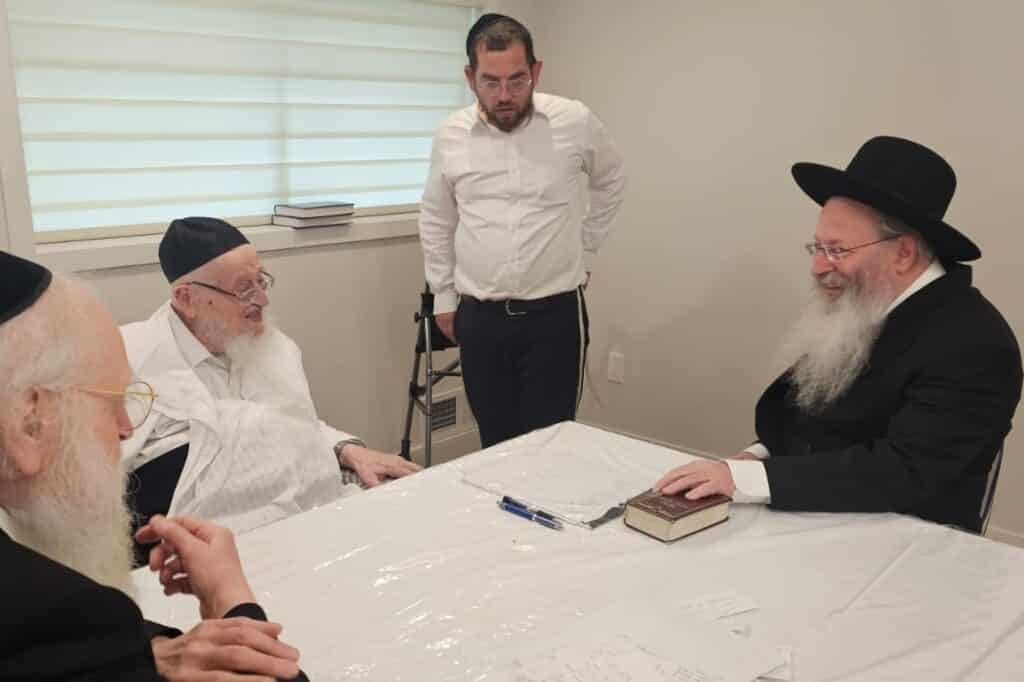 תיעוד ענק ממסע החיזוק של מרן הגרמ"צ ברגמן