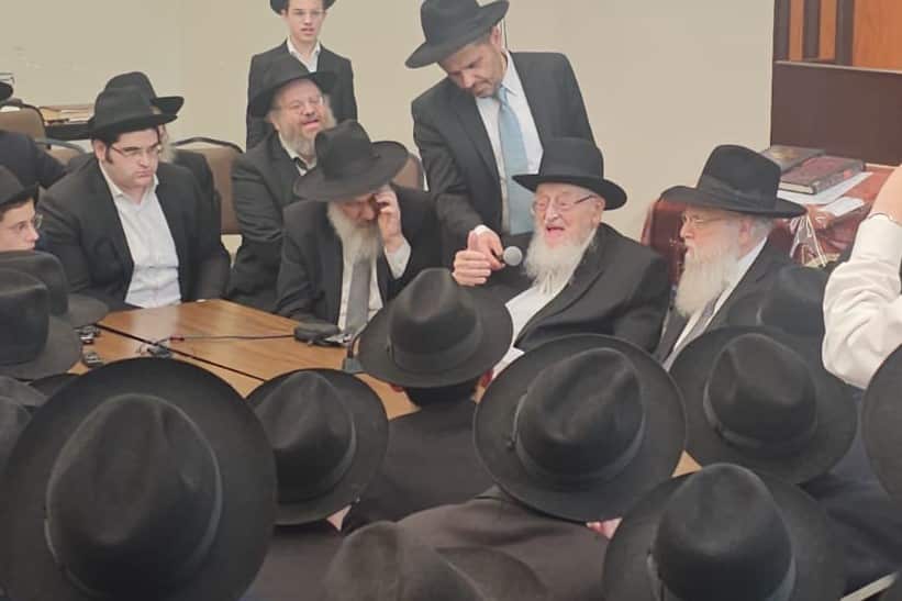 תיעוד ענק ממסע החיזוק של מרן הגרמ"צ ברגמן