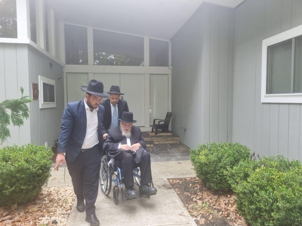 תיעוד ענק ממסע החיזוק של מרן הגרמ"צ ברגמן