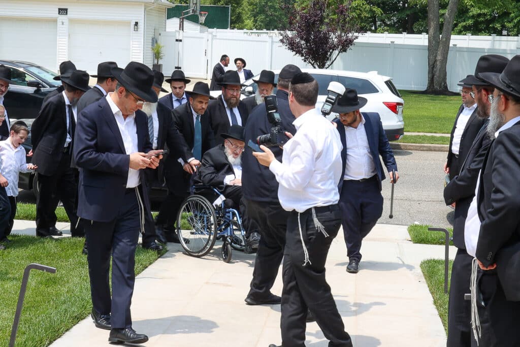 תיעוד ענק ממסע החיזוק של מרן הגרמ"צ ברגמן