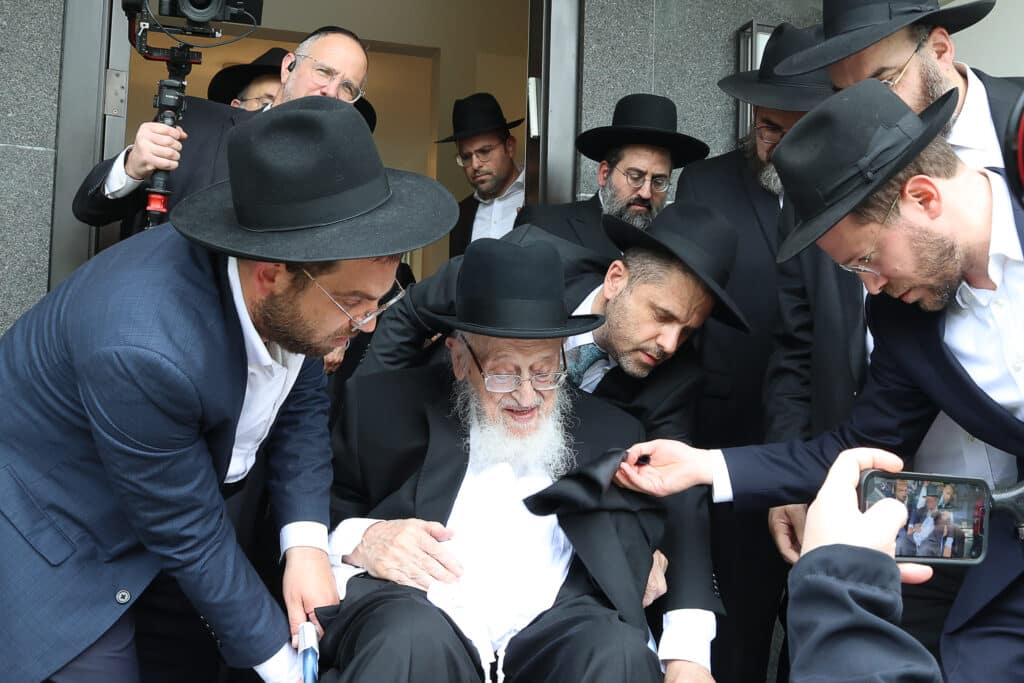 תיעוד ענק ממסע החיזוק של מרן הגרמ"צ ברגמן