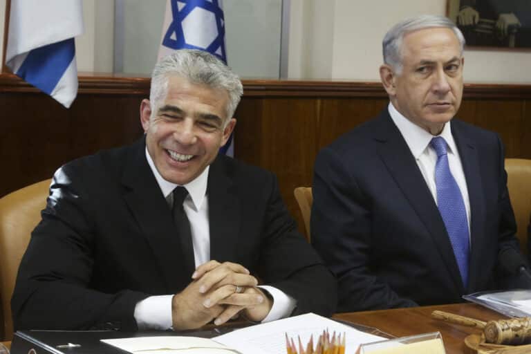 יאיר לפיד בנימין נתניהו