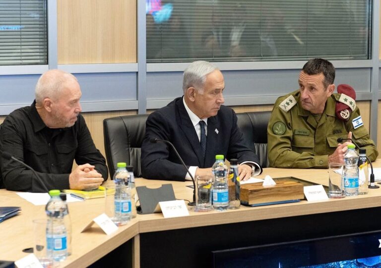 נתניהו גלנט הרמטכ"ל הרצי הלוי אגרוף המחץ